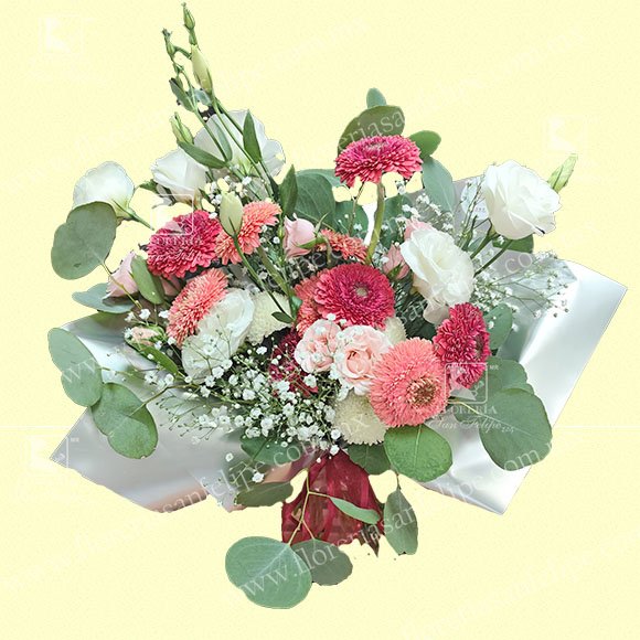 Ramo 14 Gerbera Pomponcillo